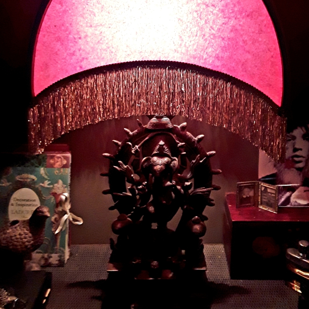 Handmade Ganesha Table Lamp, by Art Donovan